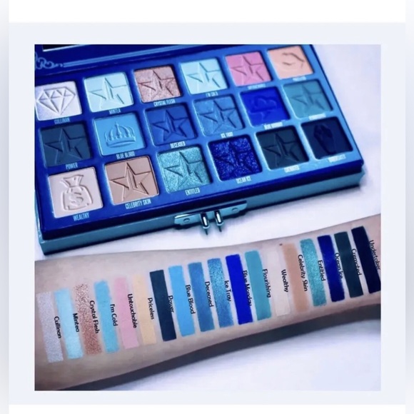 Jeffree Star Blue Blood Eyeshadow Palette & Blood Lust Eyeshadow Palette New - Picture 1 of 1